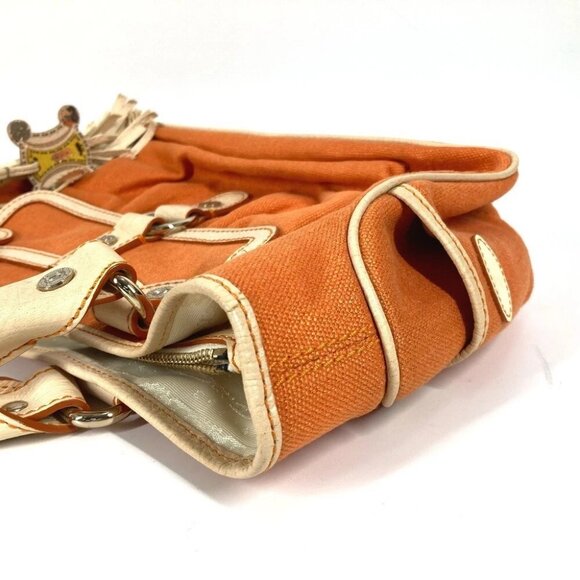 CELINE Fringe Tassel Triomphe Logo Boogie Tote Bag Hand Bag - Picture 8 of 15